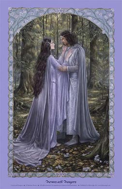 Arwen et Aragorn